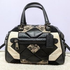 COACH 38295 CANYON QUILT EXOTIC PRIMROSE LEATHER S